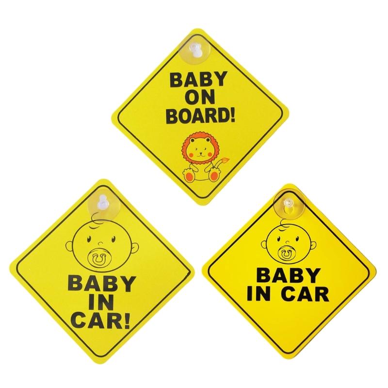 Baby On Boards Car Stickers Waterproof Baby On Boards Decal not  Magnetic Baby Sign Car Decal for Maximums Road Safety