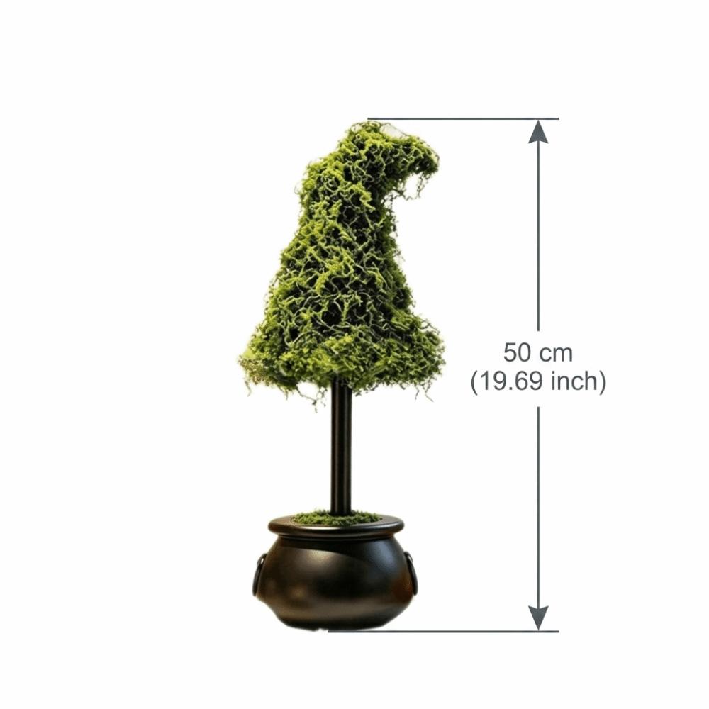 Natural-Looking Christmas decoration tree Faux Moss Material Vivid Appearance Cypress Tower Ornament Year-Round Decor"