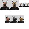 Adorable Animal Cow Head Mask For Creative Costume Parties And Fun Festivals