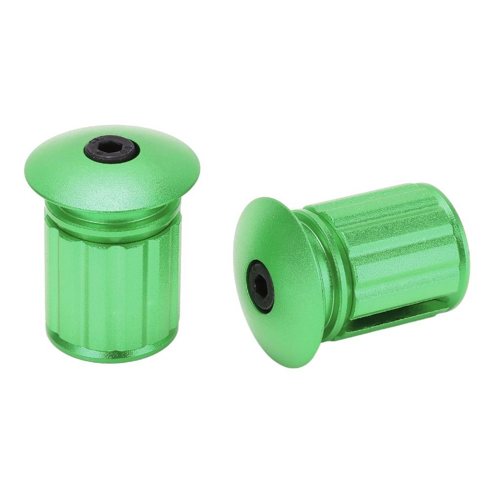 1 Pair Aluminum Material Bike Expansion Bar Plug Bike Handle Grip End Caps  Bike Accessories