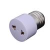 1Pcs Lamp Socket Us/Eu Without Light Practical White E27 Plug Bulb Holder Light Fixture Bulb Base Adapter Diy Accessories