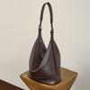 Burminsa Cow Genuine Leather Bucket Shoulder Bags For Women 2026 Luxury Designer Crossbody Hobos Shopper Work Ladies Handbags