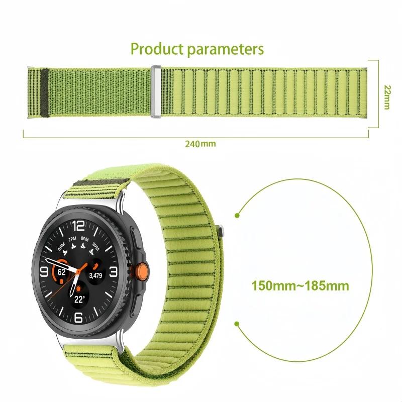 Nylon Loop Comfortable Strap For Samsung Galaxy Watch 8 Classic 46mm Sport Bracelet Wristband For Samsung Watch 8 44mm 40mm Band