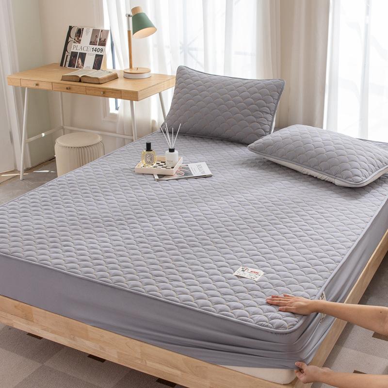 Maternal and Infant Grade Raw Cotton Padded Bed Sheet, Soybean Fiber Embroidered Mattress, and Mattress Cover with Simmons