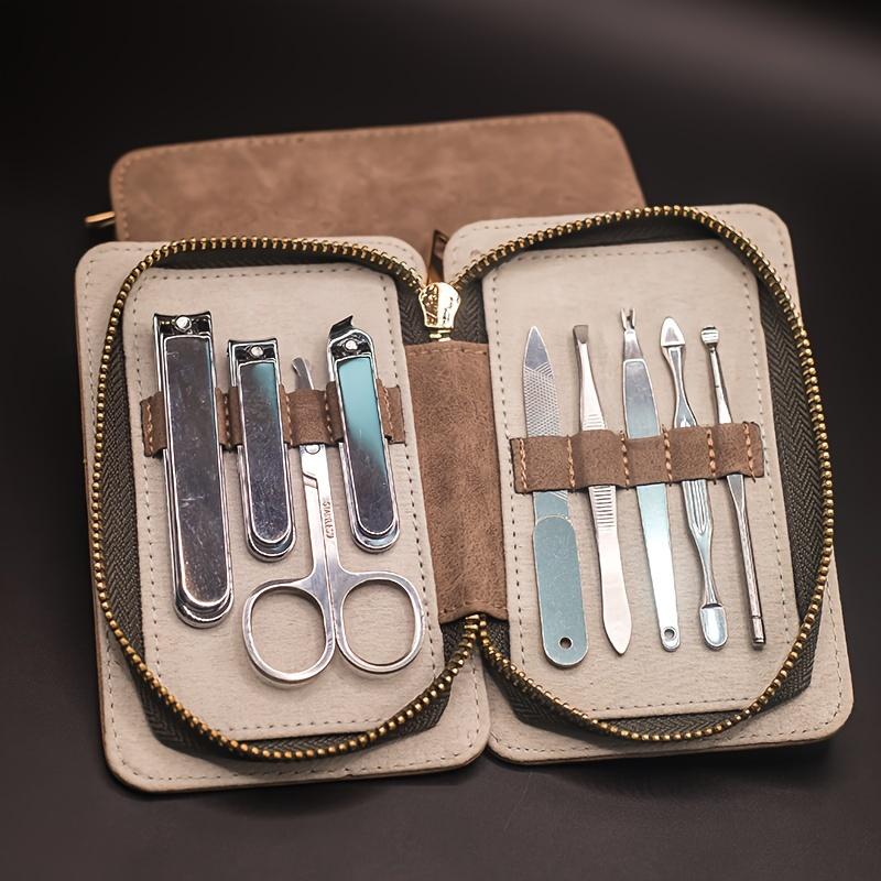 High Quality Manicure Set Pedicure Sets Nail Clipper Stainless Steel Nail Cutter Tools Nail Scissors File Eyebrow and Eyelash Trimmer Kit