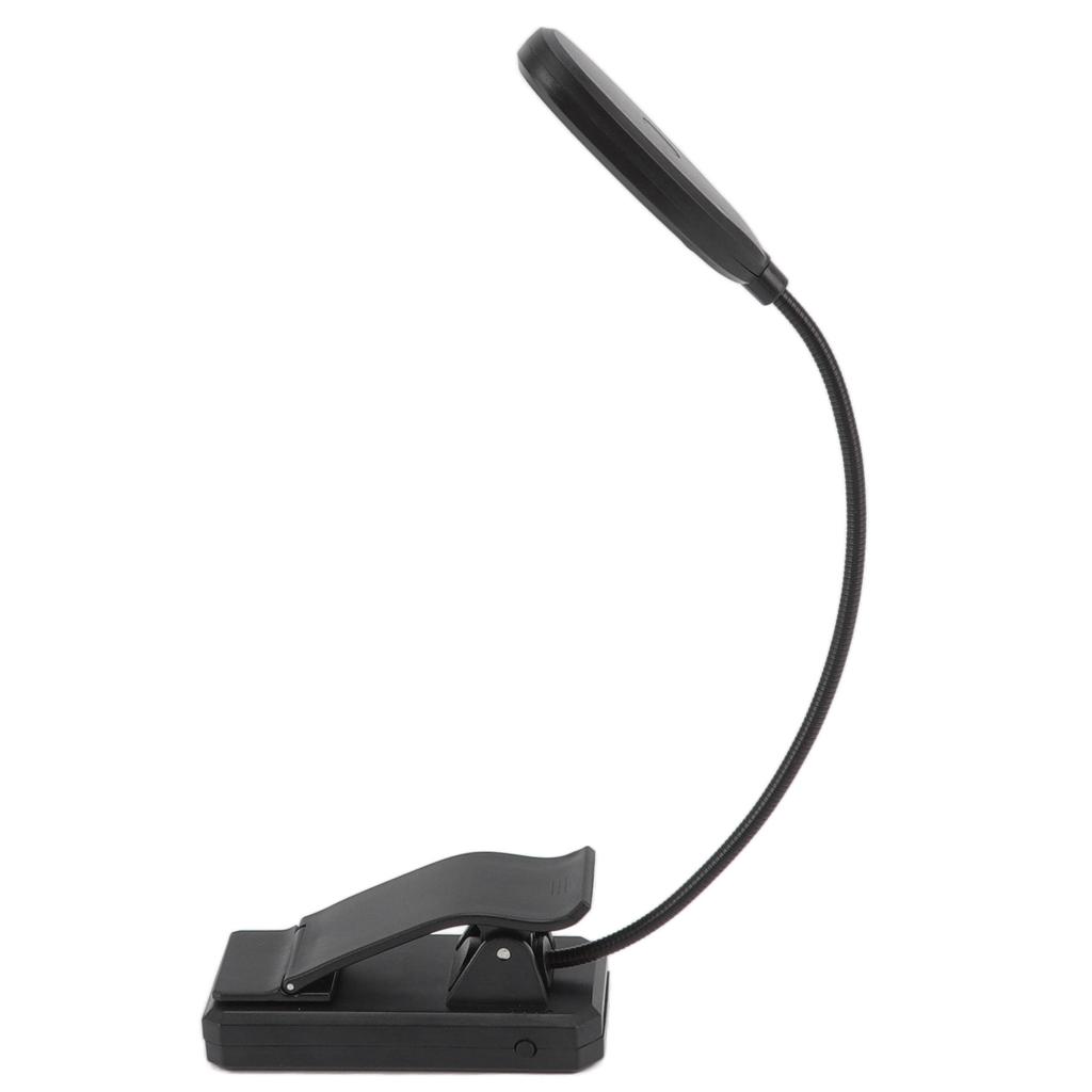 Clamp Desk Lamp 360 Degrees  Rotation 3 Color Temperature 5LEDs Clip Work Light for Reading Study College Dorm Office