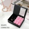 European American Korean Style Double Heart Pendant Necklace - Romantic Valentine's Day Gift for Women