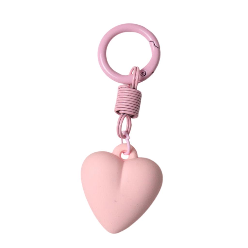 Heart Keychain Creative Keyrings Korean Styles Keychains Backpack Hanging Ornaments Car Key Rings for Bag Decoration