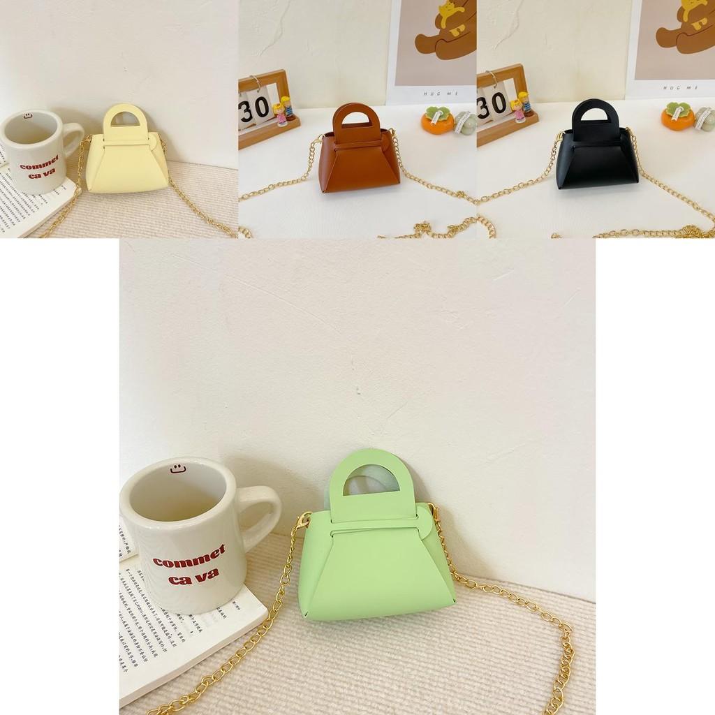 Stylish Korean Mini Crossbody Bag For Kids In Black Yellow Pink And Green With Durable Features