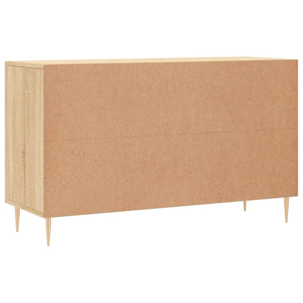 Vidaxl Komoda, Dąb Sonoma, 100X36X60 Cm, Materiał Drewnopochodny