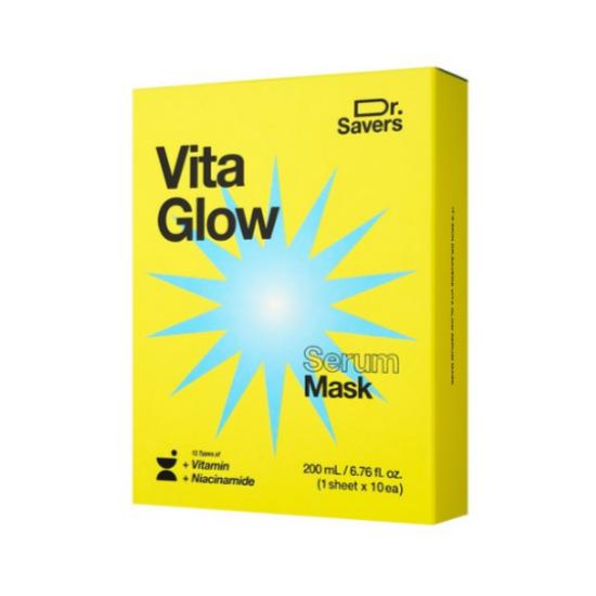 It s Skin Dr. Savers Vita Glow Serum Mask Brightening Sheet Mask 10pcs