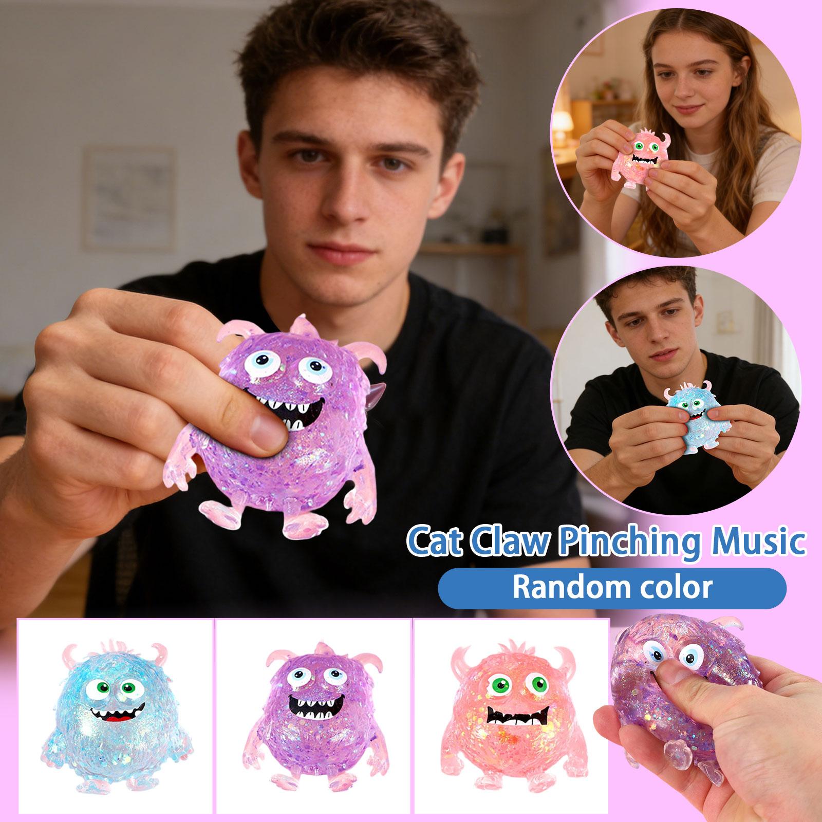 Cute Little Devil Stress-relieving Toy, Stress Relief Device, Venting Ball (random Color) One Size