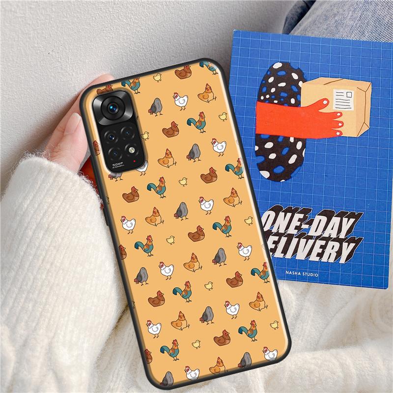 Chicken Hen Rooster Over For Redmi 9 10 10A 9C 10C 12C Case For Redmi Note 8 9 10 11 12 Pro Plus 10S 11S 12S