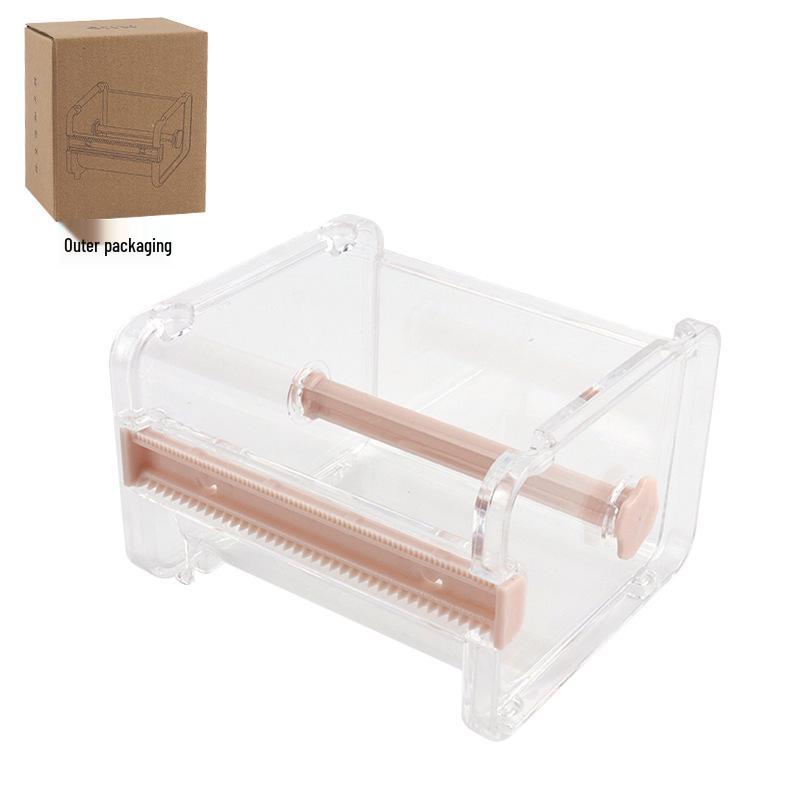 Kreativer Schreibtisch-Klebeband- und Wimpernkleber-Schneider mit Aufbewahrungsbox