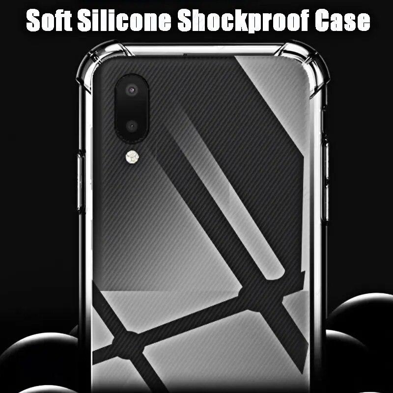 Pentru Samsung Galaxy A02 Husă moale transparentă pentru telefon TPU transparentă pentru Sumsung A 02 6.5" SM-A022F Huse antișoc anti-zgârieturi Shell