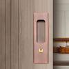 New Zinc Alloy Sliding Door Lock Interior Door Anti-theft Door Pull Lock Hidde Furniture Hidde Handle Lock Sliding Door