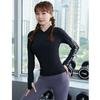 Long-sleeved Hooded Sports T-shirt Fitness Clothing Quick-drying Breathable Sunscreen Tops