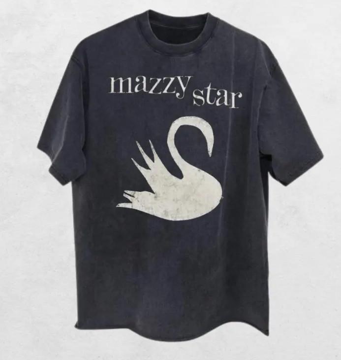 Mazzy Star T-Shirt Among My Swan Album Black Shirt 1F2625