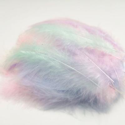 4 -6 Inches Turkey Marabou Feathers Fluffy Fluffy Chicken Plume for Wedding Party Diy Craft Jewelry Decoration Supplies 50pcs /Lot