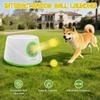 Lanceur de balles automatique pour chiens, Machine interactive de lancer de balle avec 3 niveaux de distance(20-46 pieds) & 5 Balles, Lanceur de Balle pour Chien pour Jouer à l'Intérieur et à l'Extérieur