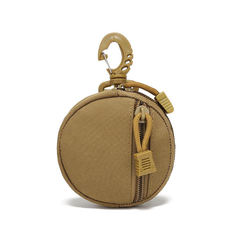 Compact Water-Resistant Travel Pouch with MOLLE Attachment & Key Holder