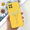 For Samsung Galaxy M22 M32 Case SM-M225F SM-M325F Cover Cute Cat Flower Soft Slim Bumper For Samsung M32 4G M 32 M 22 F22 Fundas