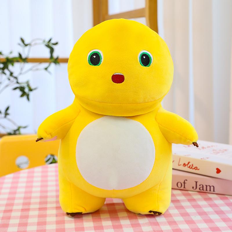 28cm Milk Dragon Transforms Into Black Face Stuffed Plush Toy Cartoon Anime Milk Dragon Plush Doll Sleeping Pillow Girl Gift