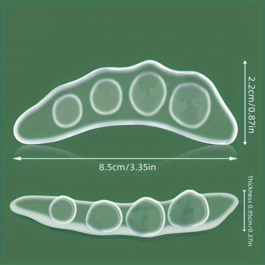 2pcs Non-slip Insoles Sticker For High Heels, Sandals Self-adhesive Forefoot Pad For Women