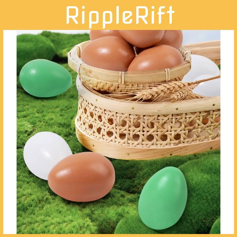 Wooden Egg Simulation Toy Diy Solid Doodle Eggs Decoration Early Education Gift