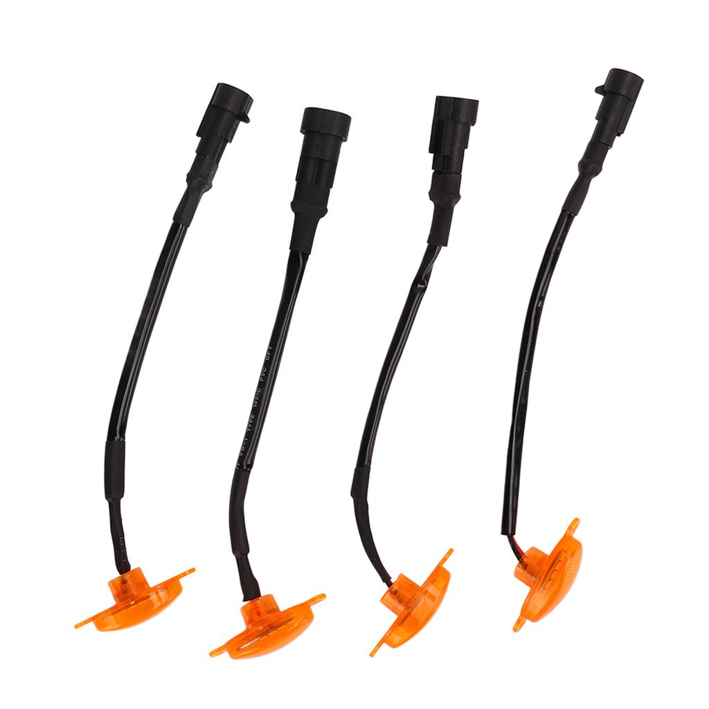 Car Front Grille Lights LED Marker Lamps 3000k Yellow IP67 Waterproof for Car Van Truck Trailer