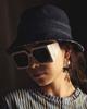 European American Style Sunglasses Woman Square Shape Anti-glare Man Sun stylish Glasses Sunglasses for ladies