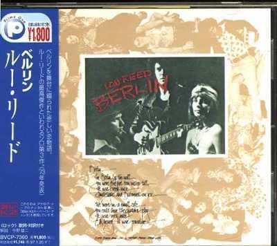 

CD LOU REED - Berlin BVCP7360 RCA 1995 Japan ObiRock Used
