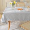 Nordic Simple Cotton And Linen Tablecloth Rectangular Coffee Table Tablecloth Photo Light Luxury Tableware Internet Celebrity Tablecloth