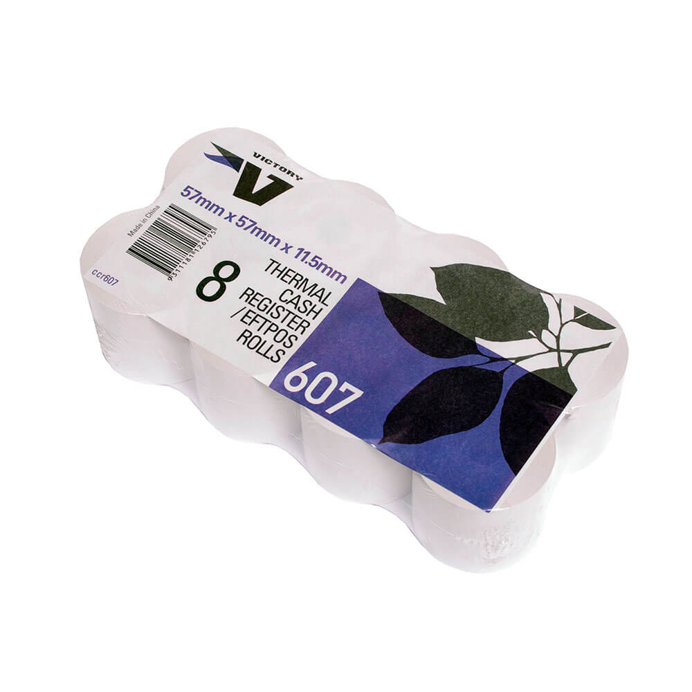 Victory Add Machine Thermorollen 57x57mm 8pk
