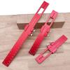 T-Type Scribing Ruler High Precision Pocket Ruler Inch and Metric Metal Slide Ruler Aluminum Alloy Woodworking