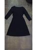 European and American Mid-Sleeve Knitted Jacquard Slimming Dress
