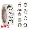 100-500 Stück Pinguin Tier Aufkleber Cartoon Abnehmbar Notizbuch Graffiti Aufkleber Dekoration DIY Geschenk Backen Paket Umschlag Etikett
