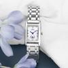 Women'S Square Steel Belt Quartz Watch Supports Generation