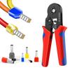 HSC8 6-4A Crimpzange 0,25-10mm² für Aderendhülsen Tubular Terminals 23-7AWG Aderendhülsen Crimpzange Set Drahtkopf Elektrikerwerkzeuge