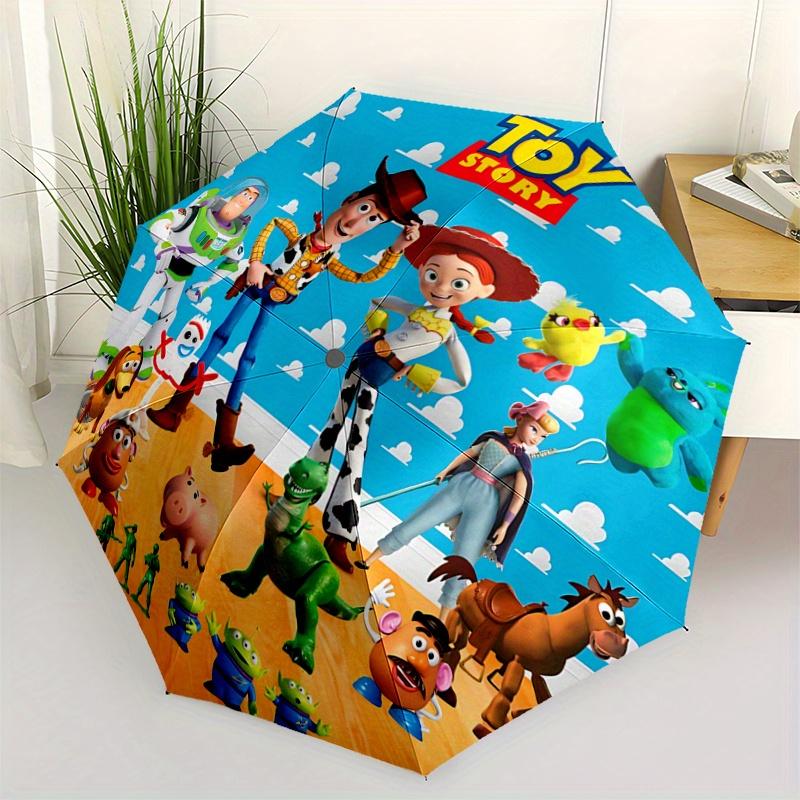 

1pc Toy Story Automatic Opening and Closing Umbrella, Lightweight 3-Fold, With Cute Cartoon Characters, Suitable for Home, Outdoor and Daily