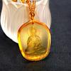 Green Necklace Long Sweater Chain Manjushri Pendant Amitabha Pendant Unisex Gift