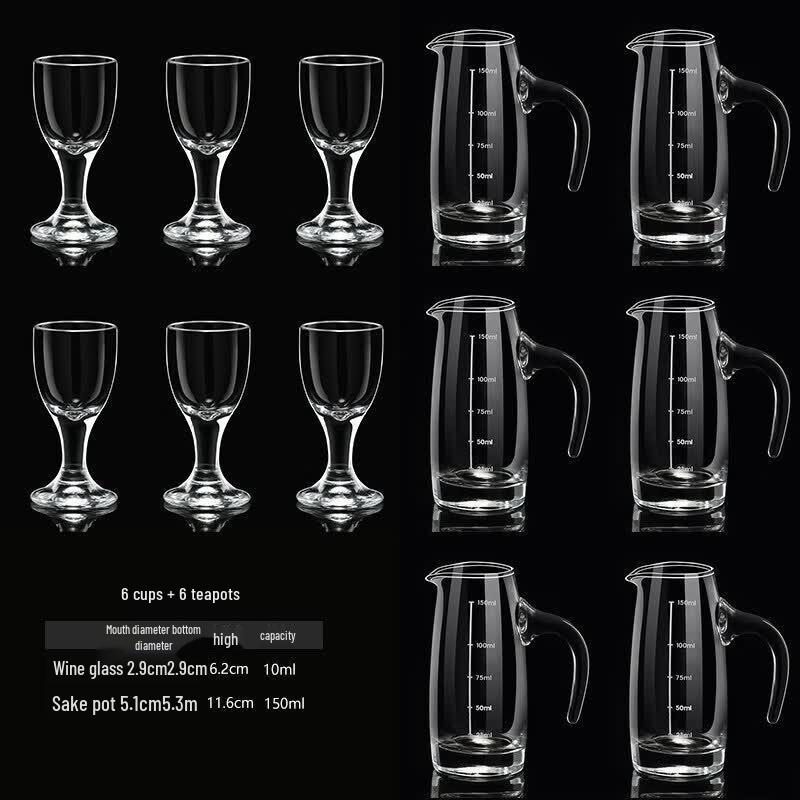 Versatile Glass Wine & Spirit Decanter Set