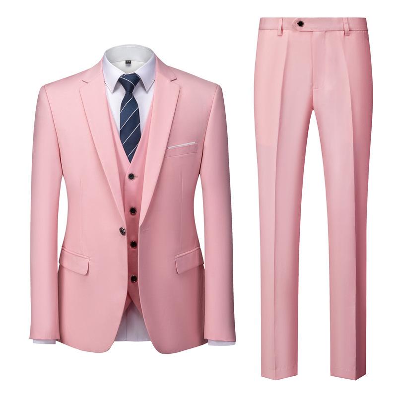 Herrenbekleidung Herren Business Casual Anzug Anzug Hochzeit Bräutigam Anzug Dreiteiliger Anzug Anzüge und Blazer