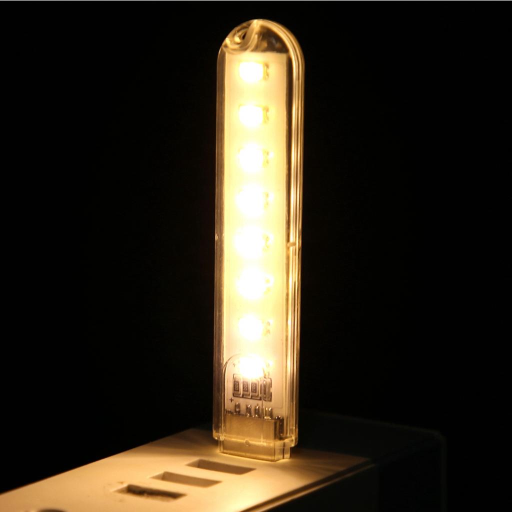 Mini LED Night Light High Bright Desk Book Laptop Reading Lamp (warm white)