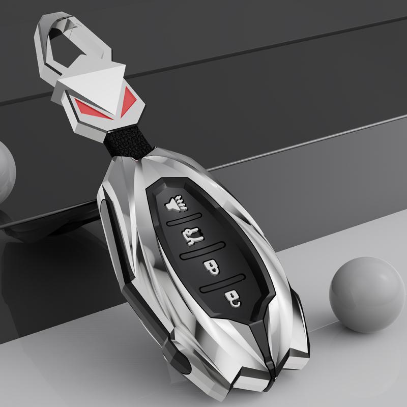 Zinc Alloy Car Key Case Cover For Chevrolet 2017-2019 Chevy Malibu Camaro Cruze Traverse Sonic Volt Bolt Equinox 4/5 Buttons Key