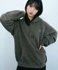 GAKKAI UNIONS Ethnic Sleeve Pigment Hoodie Khaki Mocha
