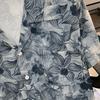 Summer Island Vacation Style Ice Silk Short Sleeve Floral Shirt Men's Hawaiian Cuban Collar Shirt Cool Fashion for Men