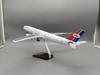 47CM 1:135 scale Airplane Model A330 Yemenia Airlines Airway W Base wheel Lights Resin Plastic Assembly Aircraft Plane Decor