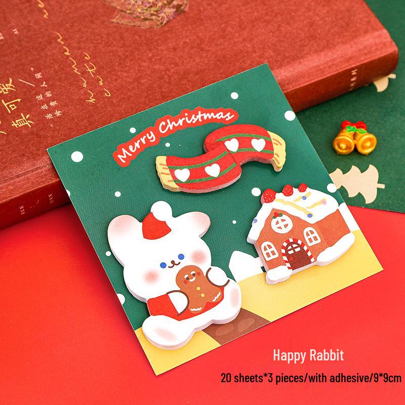

Hangsu Christmas Sticky Notes - Cute Holiday Gift Message Notes for Journals and Décor
