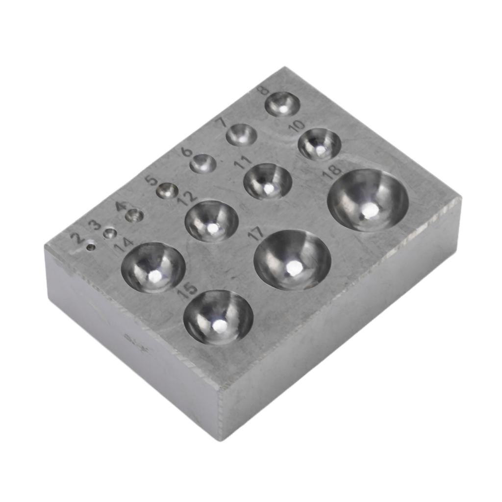 Stahl Dapping Block Hohe Härte Stahl Feine Politur Glatter Gratfrei Schmuckherstellungswerkzeug für